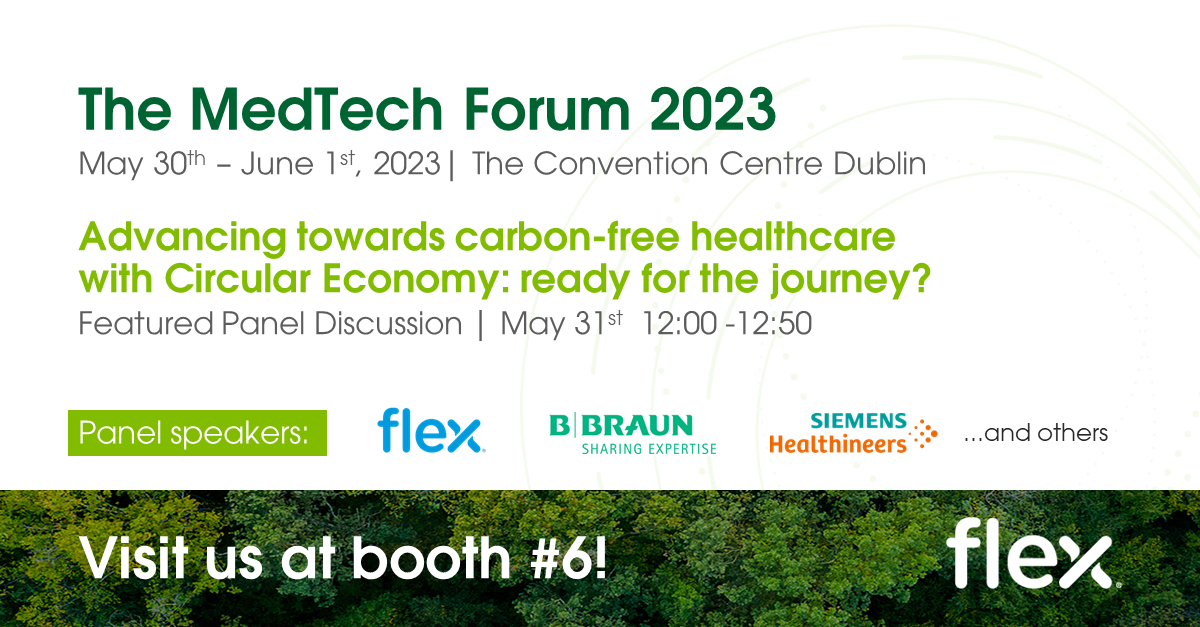 Medtech论坛2023事件5月30日-6月1日爱尔兰都柏林会议中心标题d:逐步实现无碳保健循环经济