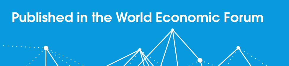 蓝图白线和文句发布于世界经济论坛